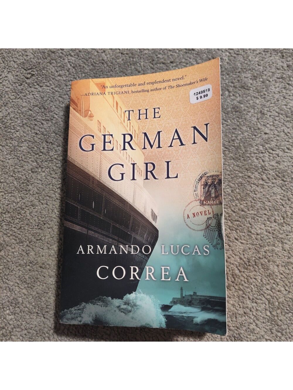 The German Girl by Armando Lucas Correa Paperback Novel Historical Fiction